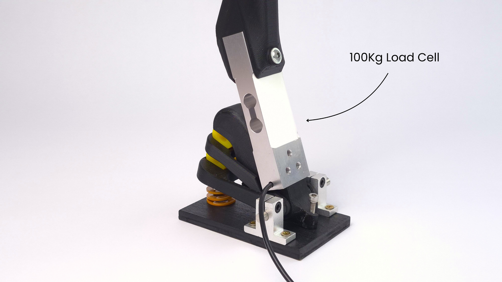 100kg loadcell sim racing handbrake, 3D printed construction and simple to build