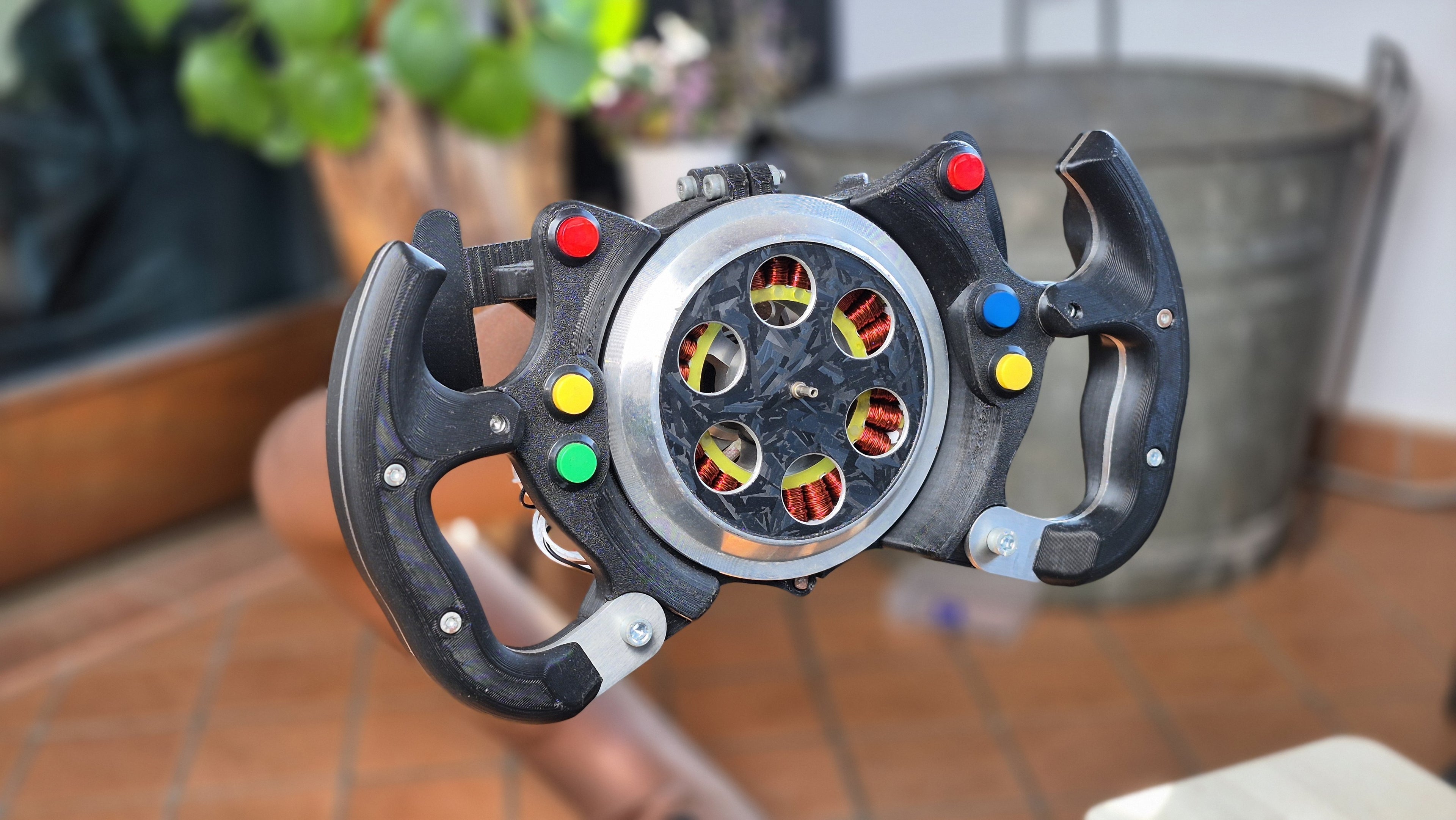 Basic Sim racing steering wheel digital 3D models