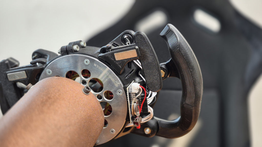 Basic Sim racing steering wheel digital 3D models