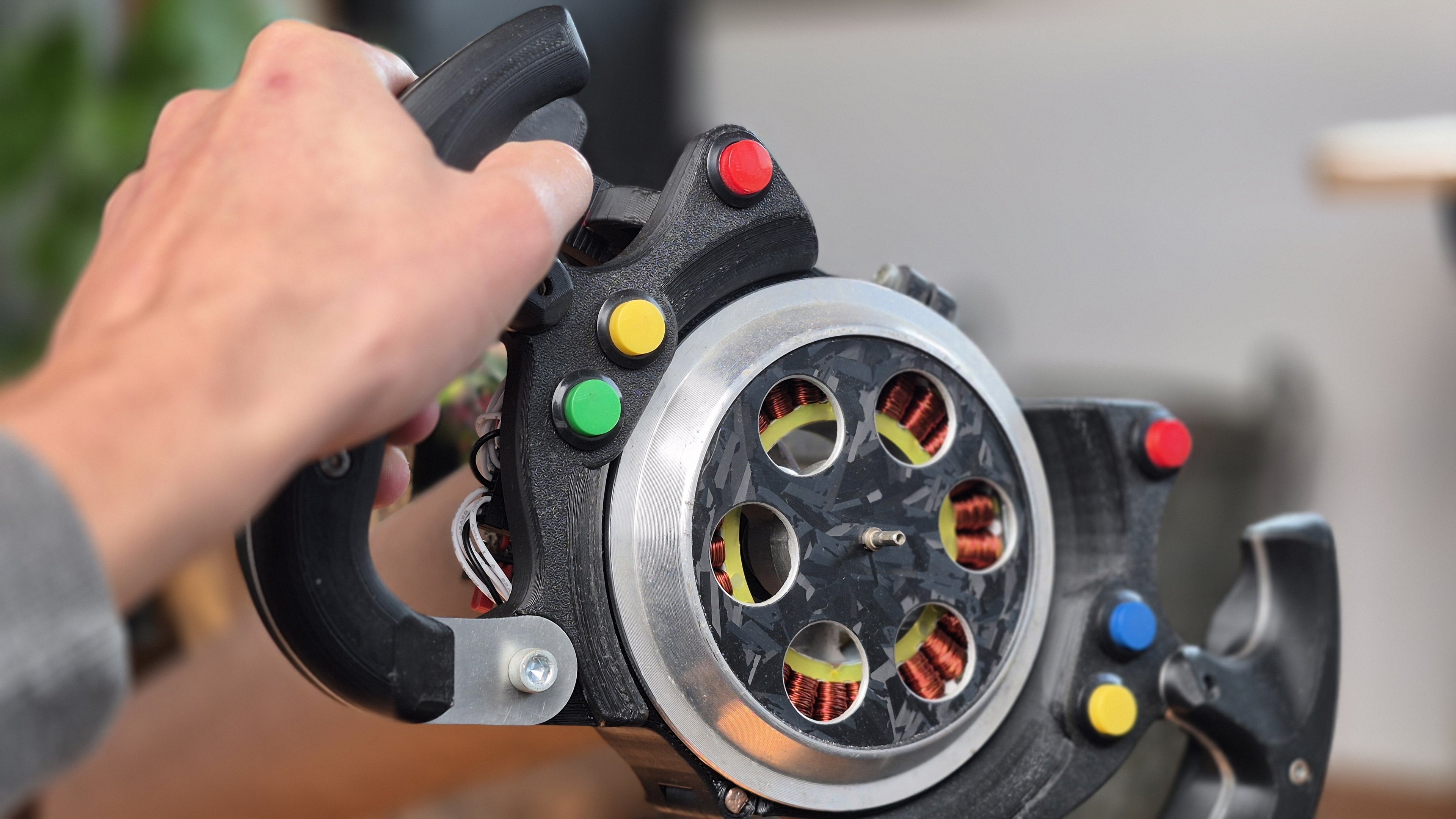 Basic Sim racing steering wheel digital 3D models
