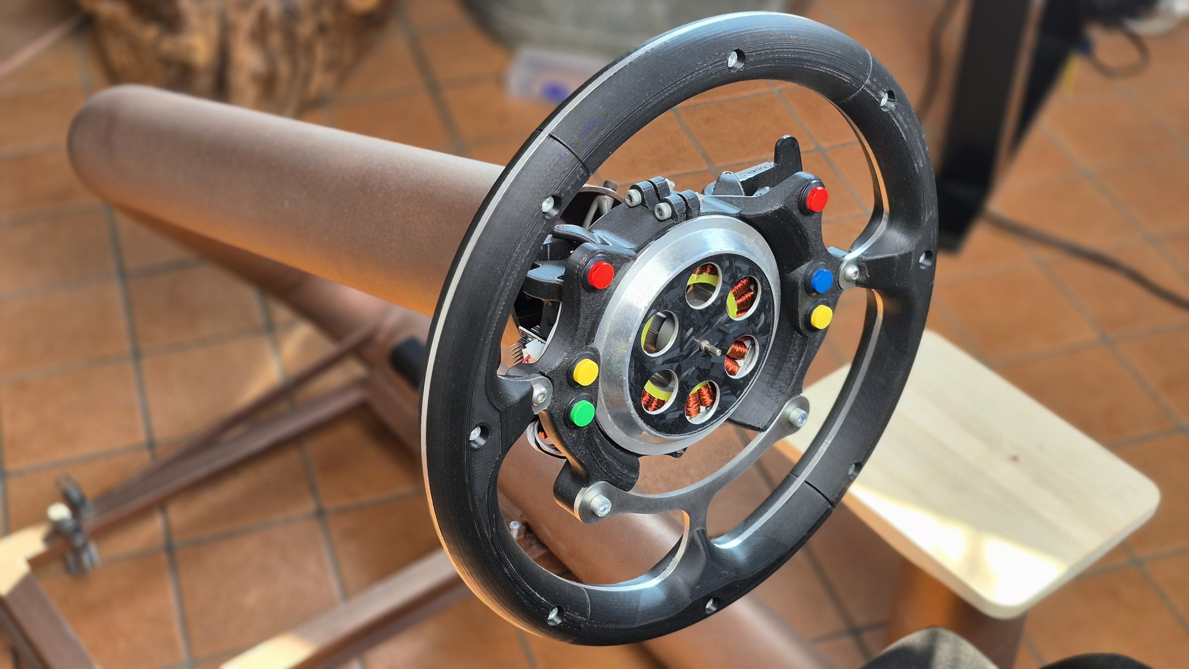 Basic Sim racing steering wheel digital 3D models