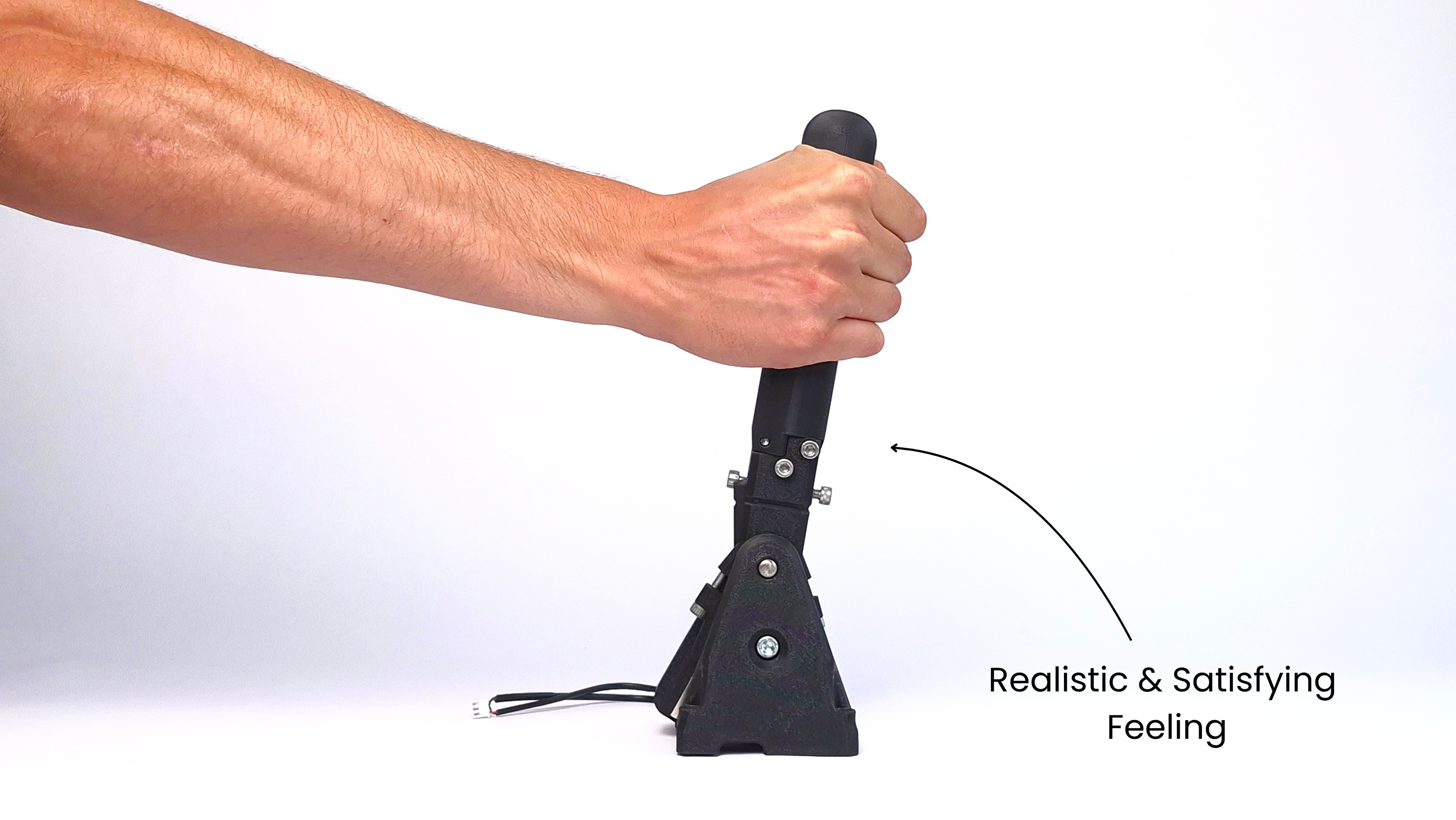 satisfying feeling of 3D printed sequential shifter
