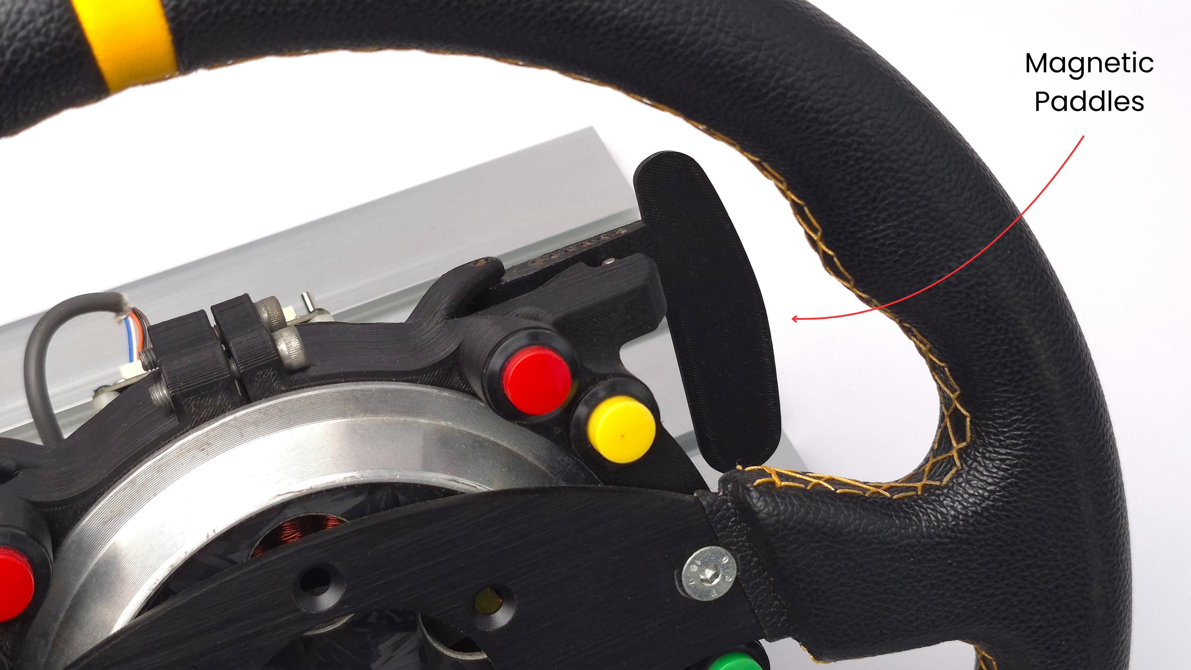 magnetic paddle shifters for diy 3D printed sim racign steering wheel