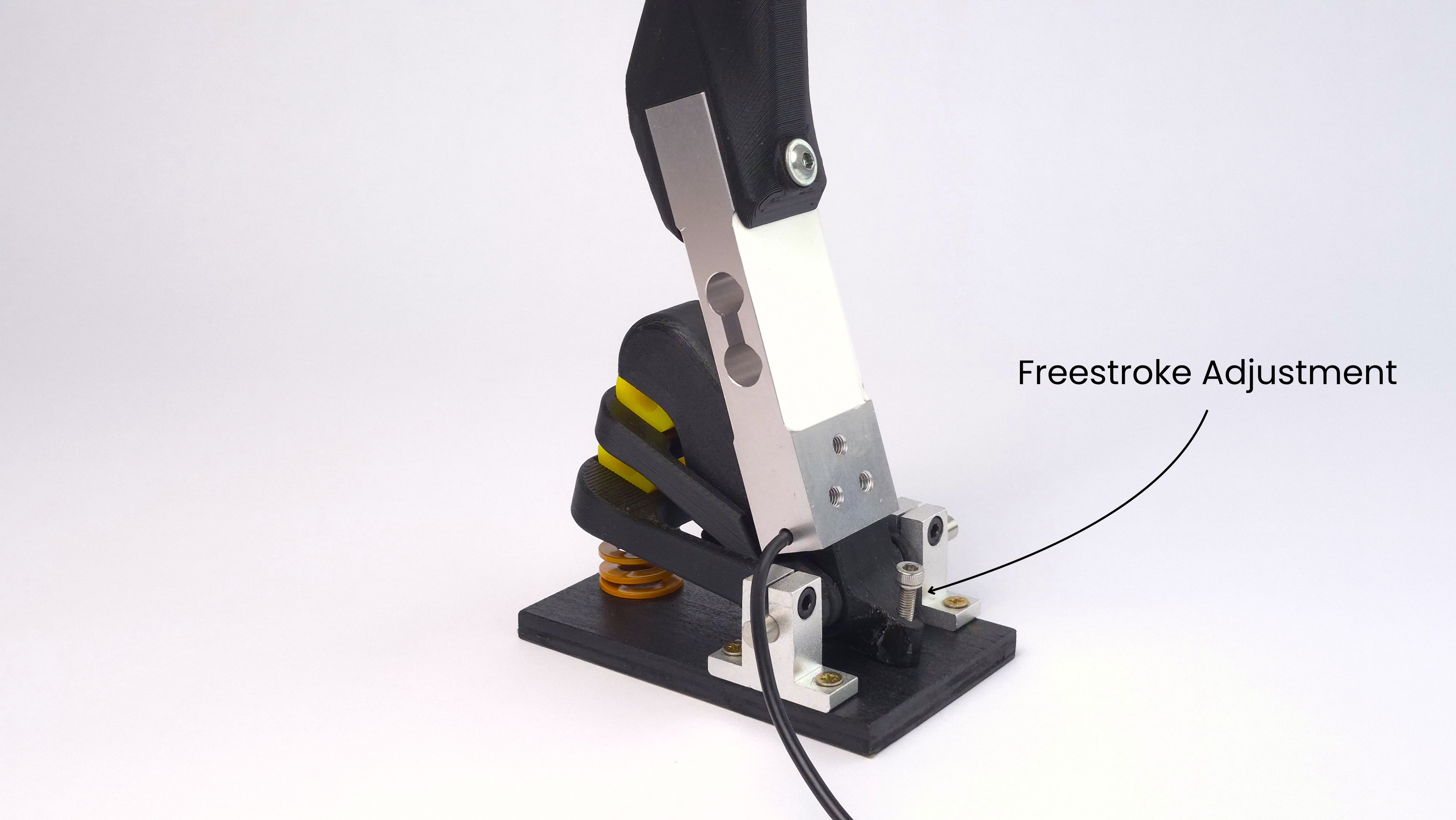 freestroke adjustment of diy 3D printed load cell handbrake