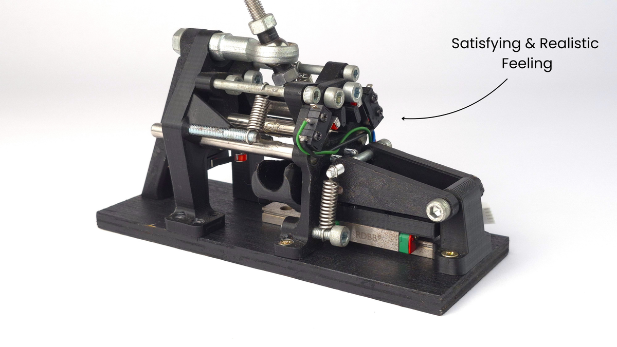 Sim Racing Shifter H Pattern DIY 3D printed Sim Racing Shifter, H-pattern & sequential – DAZ projects