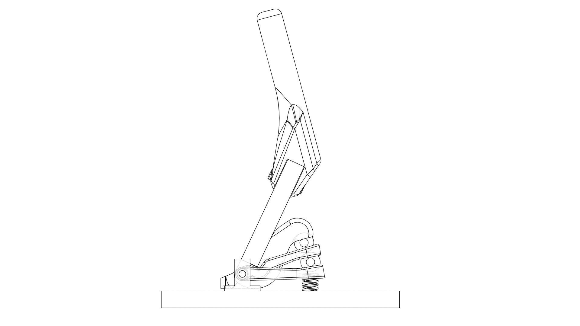 DIY Sim Racing Loadcell Handbrake - 3D models