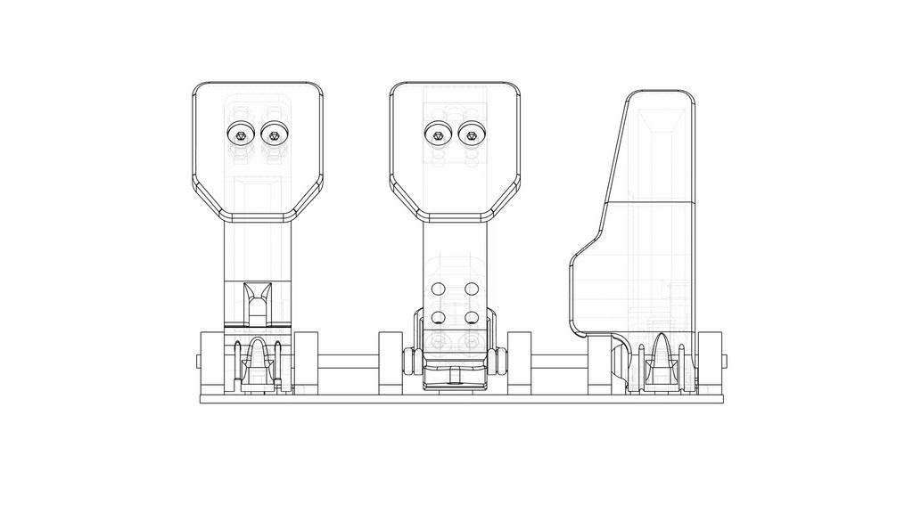 Loadcell pedals digital 3D models