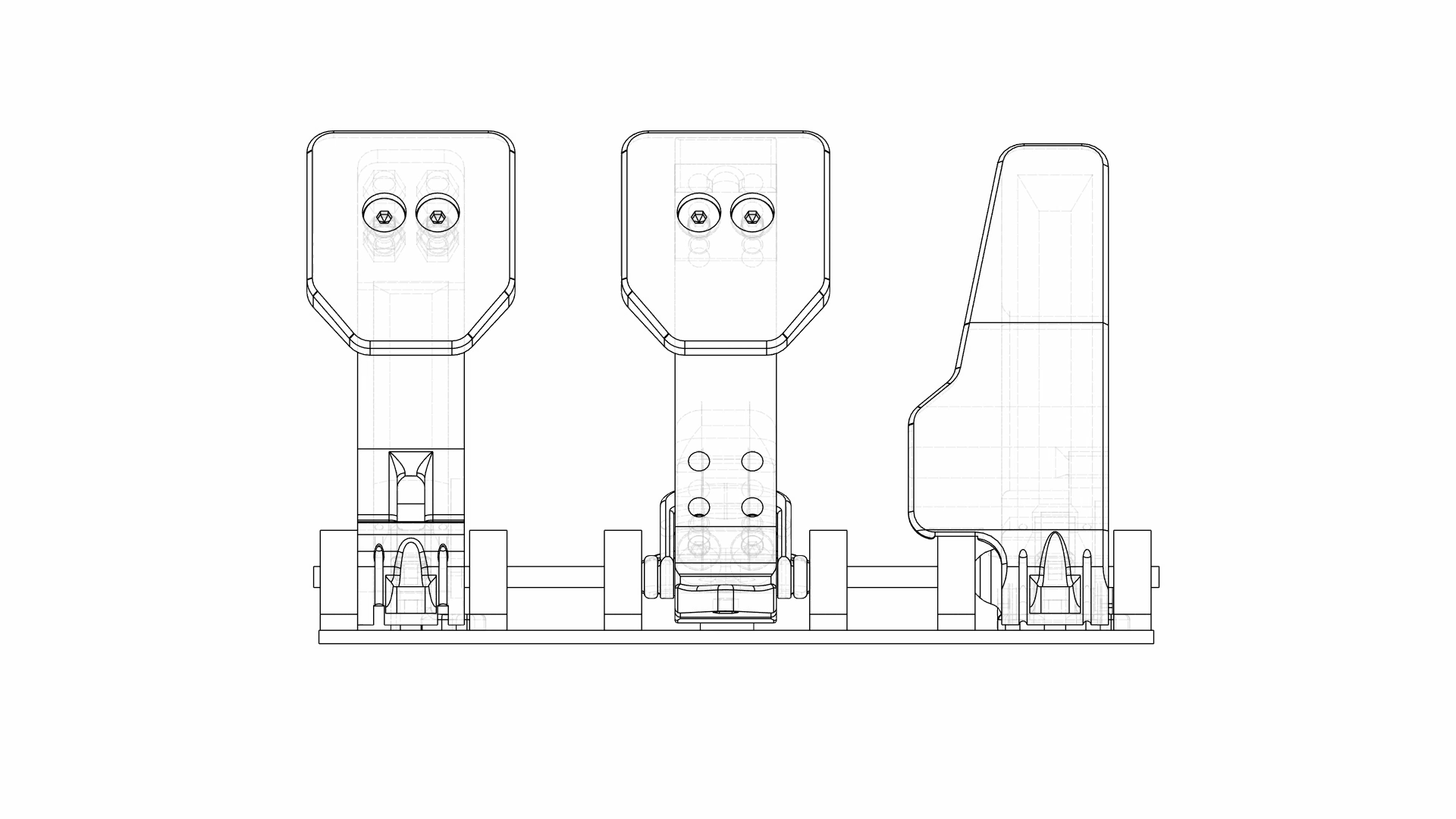 Loadcell pedals digital 3D models