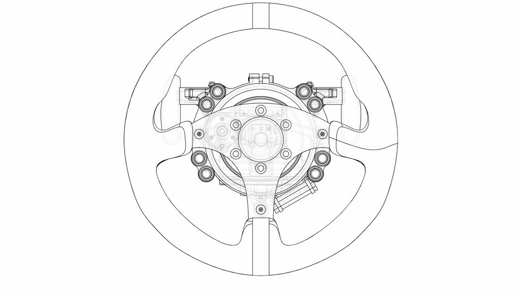 Ultimate Sim racing steering wheel digital 3D models